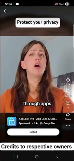 AppLock Pro - advertisement
