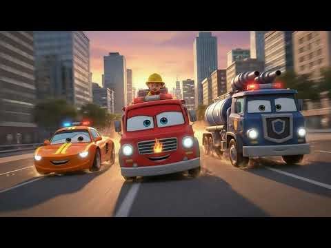Fire Station Heroes – Episode 6 | Red Blaze & The Ultimate Rescue | Talking Fire Trucks Animation