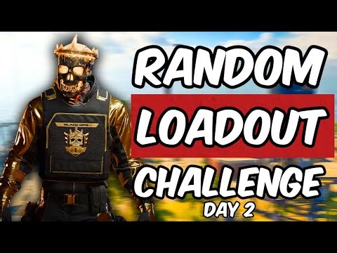 Random loadout generator challenge in warzone | day 2