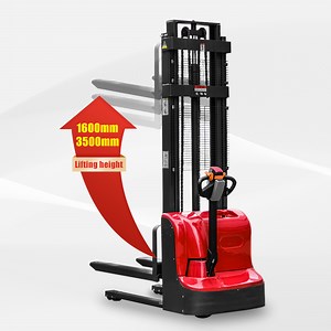 [Hot Item] Forklift Manual Pallet Stacker Hand Forklift 2 Ton 1.6 Meters Manual Stacker