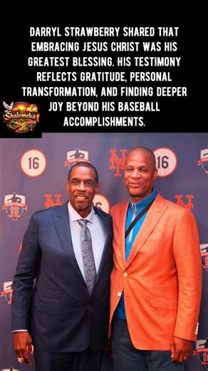 Greatest Gift Is Jesus Christ#DarrylStrawberry#FaithJourney#ChristianFaith