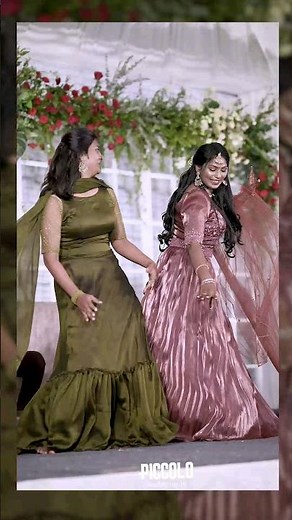 Kerala wedding dance performance. bride with Friends