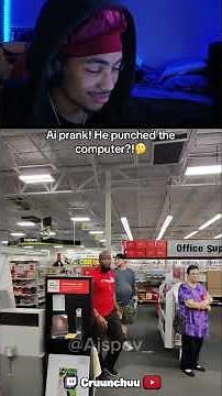 AI Prank! He PUNCHED The Computer 😂🤦‍♂️