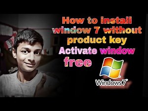 How to download,install windows 7 without product key and activate windows.
