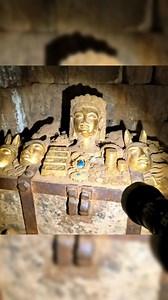 72K views · 2K reactions | Hidden buda chamber golden statue and jewellery #history #gold #treasuresearch | Treasure Forest | Facebook