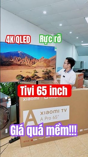 Tivi Xiaomi A pro 65inch màn 4K Qled cực rực rỡ #tongkhomi #tivi #xiaomi