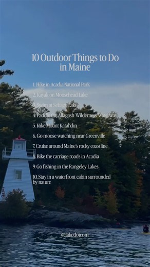 10 Outdoor Things to Do in Maine | Lakes, Hiking & More 🌲