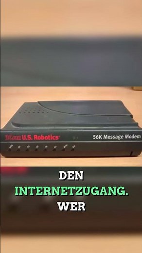 Das 56K-Modem: Der legendäre Sound des Internets