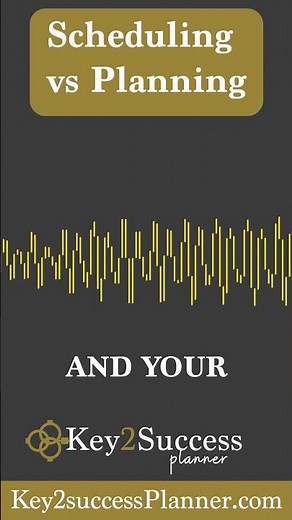 Planning vs Scheduling