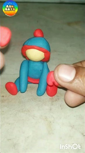 make cute CLAY BABY👶🏻with me 💞 #clay#miniature#trending#shorts #2025#art#tutorial#subscribe #viral