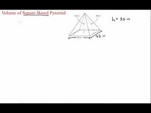 Volume - Square-Based Pyramid