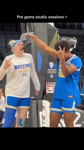 Aye put me in the studio with that song… Teen knows the vibes #pac12 #pac12tournament #ucla