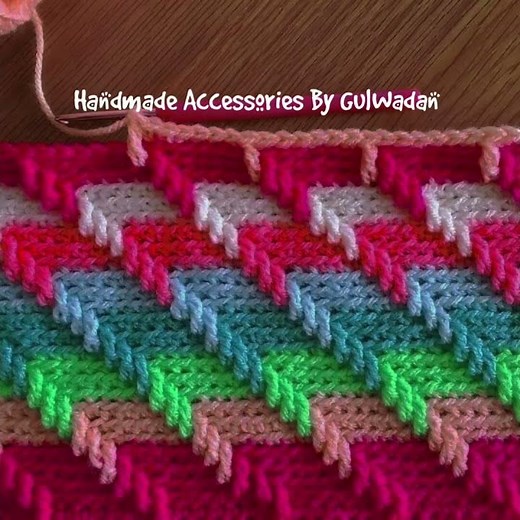 How to crochet 🤔? Apache Tears Stitch 💕# Free Pattern 4 Crochet Lovers🤗