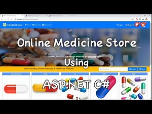 Online Medicine Store using ASP.Net C# | Ecommerce Website using Asp.Net