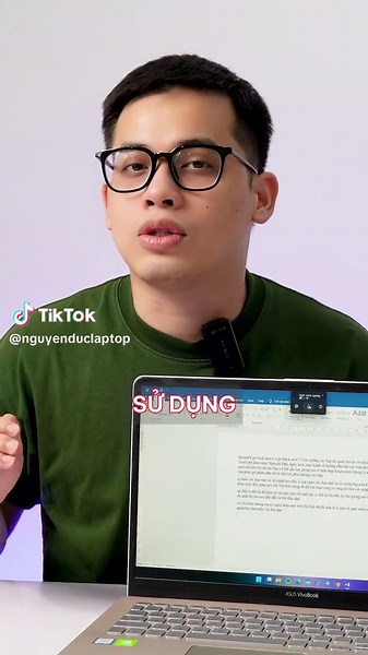 Cách soạn thảo văn bản bằng giọng nói trên Word #nguyenduclaptop #fyp #thanhcongnghe #laptopwindows #learnontiktok #tipsandtricks