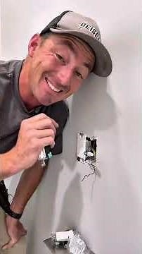 Lutron Humidity Sensor Install✅ #electrician #lutronpartner #humiditysensor #bathroom #construction