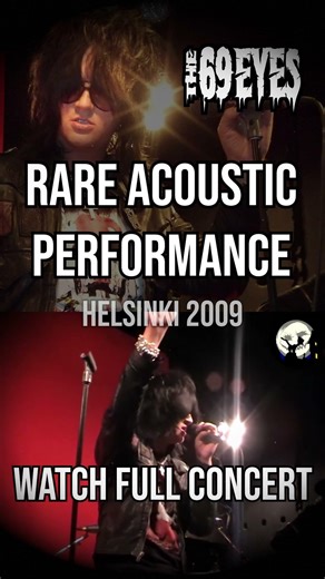 The 69 Eyes – Acoustic Live | Semifinal, Helsinki • 2009 #Shorts