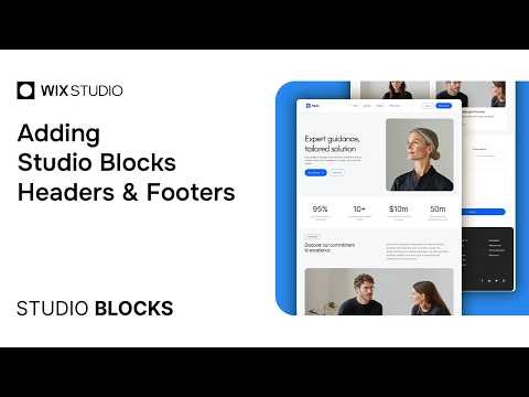 Adding Header & Footers with Studio Blocks