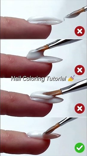 Nail Coloring Tutorial 💅✨ Easy & Smooth Finish
