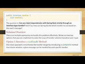 Dependency Injection with Interface in Spring
