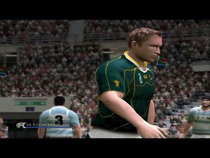 rugby 08 ps2 gameplay ARGENTINA VS SUDAFRICA SEMIFINAL