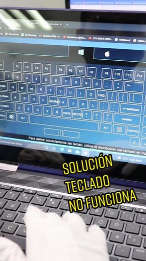 Solución cuando el teclado no funciona en laptop HP en Veracruz y Xalapa