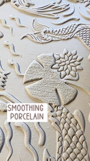 2.9K views · 63 reactions | Basking in Porcelain Beauty by taking time to smooth out my slab textures before forming a piece. My go-to Mudtools white sponge does the trick and only needs one water rinse. Something so serene and comforting about creating with such a refined clay body.For reference; Laguna Clay Porcelain 16. #porcelain #potteryprocess #serenity #comfortinclay #claylife #handmadepottery #peopleofpottery #artreels #artvideo #artist | Bill Schwenzer | Facebook