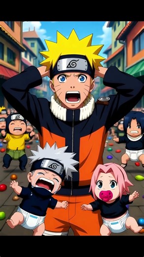 Naruto's Jutsu GONE WRONG! (HILARIOUS FAIL) 😂 #shorts #naruto #anime