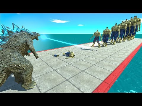 Godzilla Evolution All Forms vs 10 Levels of Angry Grey Hulk Titan – ARBS Size Comparison