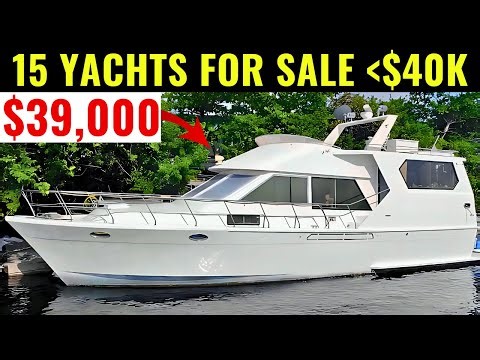 🛑 2026 Used Yachts! Buy Cheap Motor Yachts & Cruisers