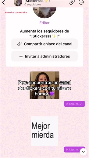 Canal de Stickers Divertidos para WhatsApp