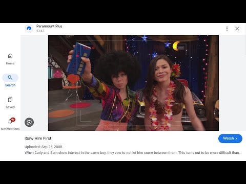 iCarly Season 2 Episode 1 iSaw Him First
