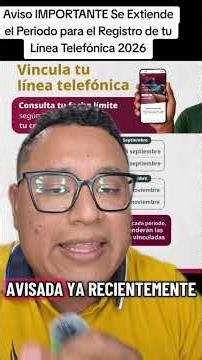 IMPORTANT Notice: Extension of the Registration Period for your Phone Line 2026