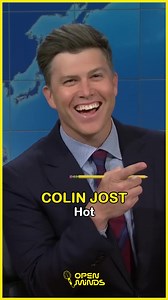 589K views · 6.3K reactions | COLIN   Colin Jost  Tratto da una puntata del Saturday Night Live (2024) #openminds #standupcomedy #standupcomedyita #michaelche #colinjost #weekendupdate #notizie #strangerthings #subita #comicitá #citazioni | Open Minds - Stand-Up Comedy | Facebook