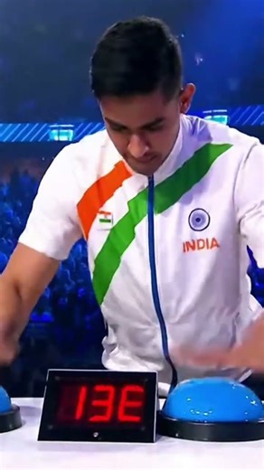 World's Fastest Button Presser? India Shatters Records! #ai #olympic #sports #viral