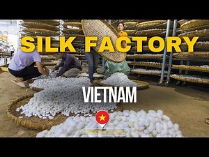 Inside the Silk Factory of Da Lat, Vietnam | Modern Silk-Making Process