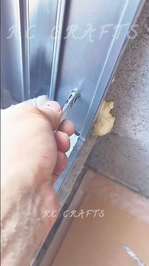 Window Frame Anchoring and Screwdriver Fastening Techniques 🛠️