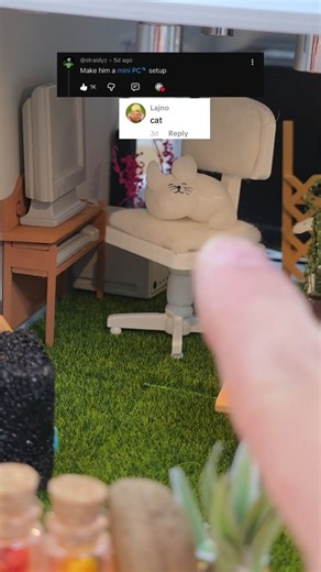 mryeester on Instagram: "Adding on to our ridiculous PC modification - Roger says thanks for all the upgrades suggestions! He's happy to now have his own gaming setup inside his PC oasis 😅 #pc #pctips #pcbuilding #mryeester"