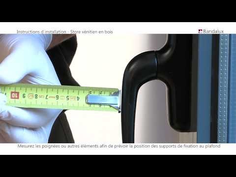 Bandalux | Vidéo installation Store Vénitien Bois