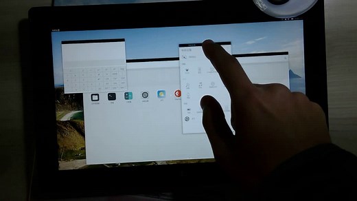 初步触控支持 Ubuntu Touch UI，Unity 8在Surface Pro上初体验