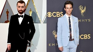 Sam Smith Kisses '13 Reasons Why' Star Brandon Flynn: Pic!