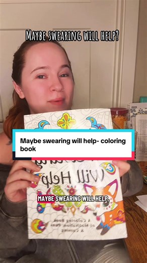 This adult coloring book has been such a helpful stress outlet for me 🖤 Maybe Swearing Will Help is made for long, hard days when you just need to decompress. It’s filled with motivational phrases, puns, and swearing — so instead of saying what you’re thinking, you can color it out. Perfect for stress relief, burnout, or winding down at night with something low-effort but calming. If you love adult coloring books that feel honest and relatable, this one is worth it. Linked right here ✨ #TikTokS
