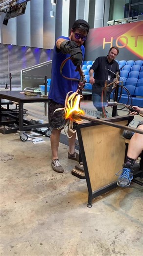 169K views · 1.8K reactions | Cooking up a giant glass crab 呂 Flint Institute of Arts | Garmezy Glass | Facebook