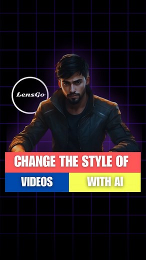 AI Venture | AI Tools & Tips | You can get a video with 40 million views using this new AI style transfer 😉 This is Lensgo's powerful AI tool, that can change your video... | Instagram