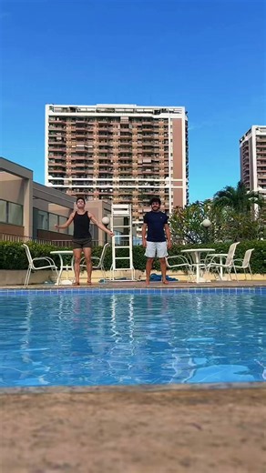 HSM nossa paixão 💙 @João Eller #hsm #highschoolmusical #dance #coreografia #pool