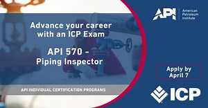 41 reactions | Sign up before June 14th for the virtual, live, instructor-led course covering API 570 & RP 574 If you're a new inspector or want to expand your career, this course will help introduce you to API 570 and the inspection practices found in API RP 574. https://hubs.la/Q01PlWRk0 | API Global | Facebook
