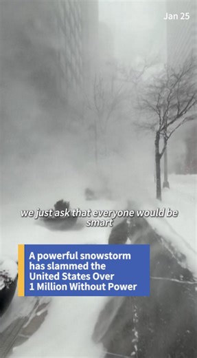 鳳凰資訊 PhoenixTVNews（凤凰资讯） on Instagram: "A massive winter storm sweeping across the United States has cut power to more than 1 million customers and caused multiple deaths, according to U.S. media. As of 4 p.m. EST, data from PowerOutage.us showed around 1.07 million users were without power. According to the National Weather Service, more than 213 million people are under some form of winter weather alert nationwide. #weather #snowstorm #usa #news #extremeweather #fyp"