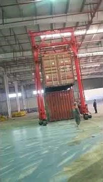 The container gantry crane is currently undergoing trial operation.#gantrycrane