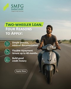 4.7K reactions · 27 shares | Ready to ride? Your loan is ready too with benefits for the long term.​ Apply now for our Two-Wheeler Loan and move forward with confidence and comfort - https://bit.ly/3EaGPk4 #TwoWheelerLoan #LoanForVehicles #VehicleLoan #Progress #PragatiKiNayiPehchaan #SMFGIndiaCredit | SMFG India Credit | Facebook
