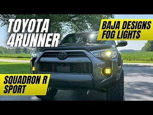 Toyota 4Runner - Baja Designs Squadron R Sport fog lights - Install and comparison